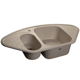 Мойка GranFest Corner GF-C960E Белый
