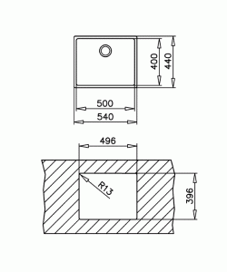Мойка Teka BE LINEA RS15 50.40 схема установки