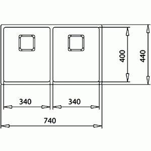 Мойка Teka FLEXLINEA RS15 2B 740 схема установки