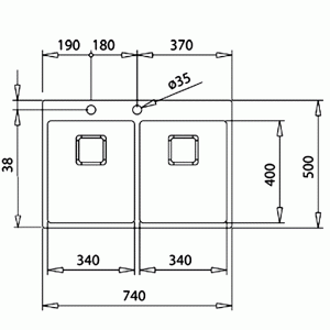 Мойка Teka FORLINEA RS15 2B 740 схема установки