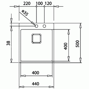 Мойка Teka FORLINEA RS15 40.40 схема установки