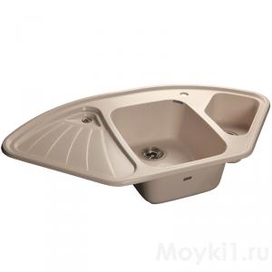 Мойка GranFest Corner GF-C1040E Белый