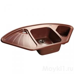 Мойка GranFest Corner GF-C1040E Красный марс