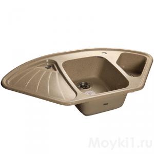 Мойка GranFest Corner GF-C1040E Песочный