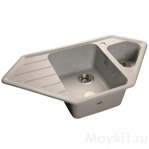 Мойка GranFest Corner GF-C950E Серый