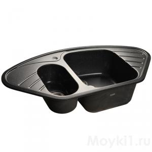 Мойка GranFest Corner GF-C960E Черный