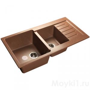 Мойка GranFest Practik GF-P980KL Терракот