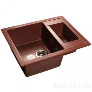 Мойка GranFest Quadro GF-Q610K Красный марс