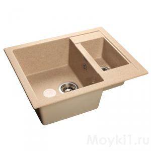 Мойка GranFest Quadro GF-Q610K Песочный