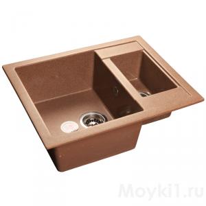 Мойка GranFest Quadro GF-Q610K Терракот