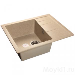 Мойка GranFest Quadro GF-Q650L Песочный