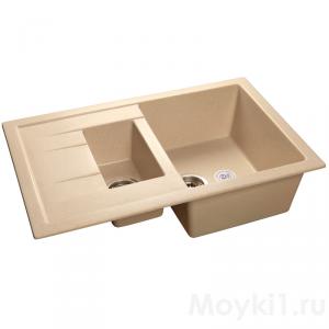 Мойка GranFest Quadro GF-Q775KL Бежевый