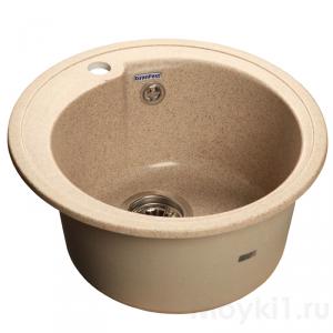 Мойка GranFest Rondo GF-R450 Песочный