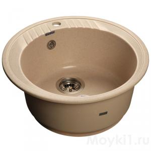 Мойка GranFest Rondo GF-R520 Бежевый