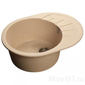 Мойка GranFest Rondo GF-R580L Бежевый