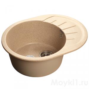 Мойка GranFest Rondo GF-R580L Песочный