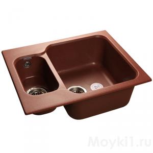 Мойка GranFest Standart GF-S615K Красный марс