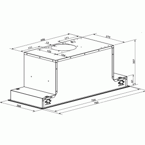 Вытяжка Lex GS GLASS 900 White схема установки