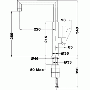 Смеситель Teka FOT 990 Хром схема установки