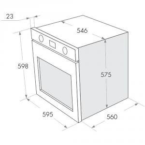 Шкаф духовой газовый MAUNFELD MGOG.673B схема установки