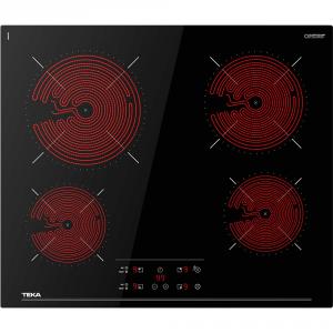 Стеклокерамическая варочная панель TEKA TBC 64010 TTC BLACK (Чёрная Стеклокерамика)