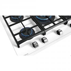 Варочная панель газ на стекле 75 см TEKA GZC 75330 XBC WHITE MARBLE (Белое Стекло)