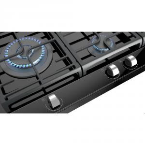 Варочная панель газ на стекле 90 см TEKA GZC 95320 XBC NIGHT RIVER BLACK (Чёрная Стеклокерамика)