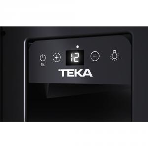 Встраиваемый винный кулер подстольного монтажа TEKA RVU 10008 (Чёрное Стекло)