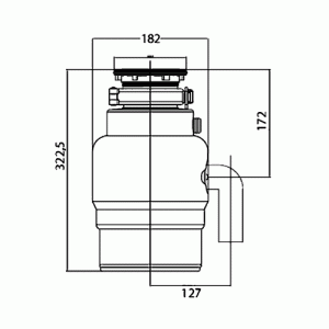 Измельчитель пищевых отходов Teka TR 34.1 V TYPE схема установки