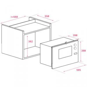 Микроволновка Teka ML 825 TFL схема установки