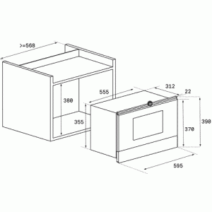 Микроволновка Teka MS 622 BIS L схема установки
