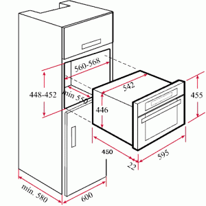 Микроволновка Teka MWR 32 BI ATB схема установки