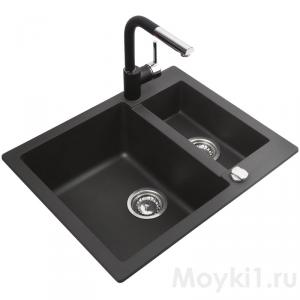 Мойка Teka CLIVO 60 S-TQ Черный металлик