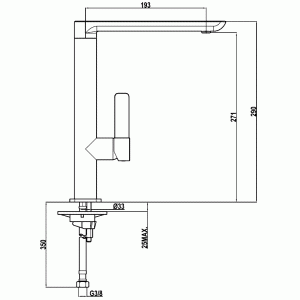 Смеситель Teka FO 915 хром схема установки