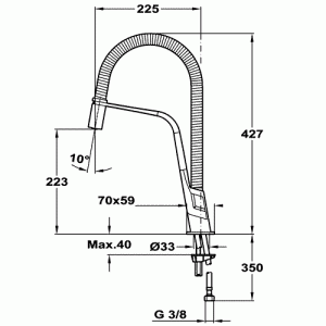 Смеситель Teka IC 939 схема установки