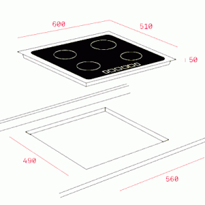 Варочная панель Teka IB 6031 схема установки