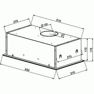  Вытяжка Teka GFG2 чёрная схема установки