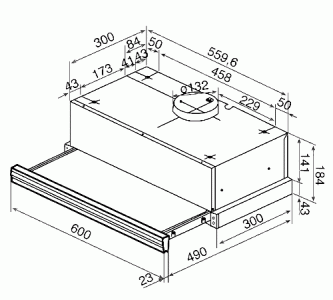 Вытяжка Teka CNL2-2002 STAINLESS STEEL схема установки
